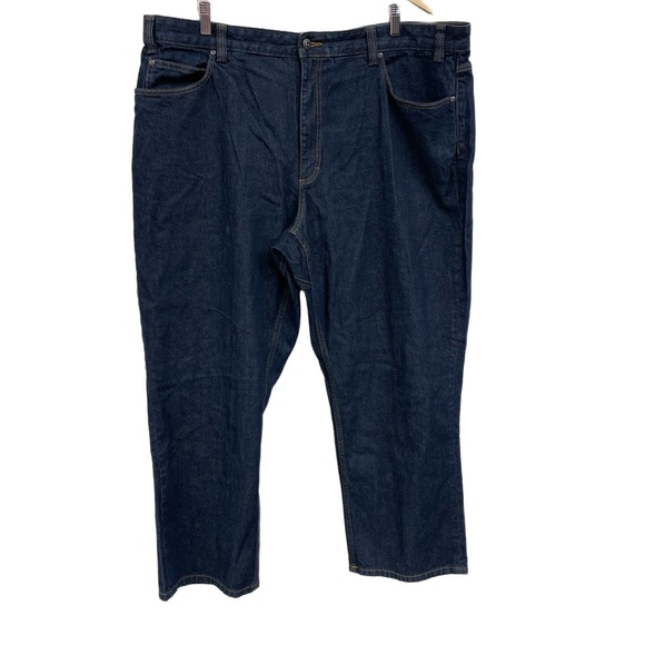 Other - DULUTH Trading Company Mens Dark Wash Zipper‎ Fly Classic Jeans 44x30